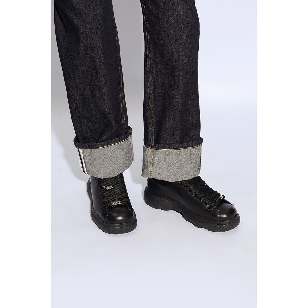 NIB BURBERRY RANGER BLACK LEATHER LACE UP HIKING BOOTS US 11.5 44.5 ITALY $990 - Picture 6 of 14
